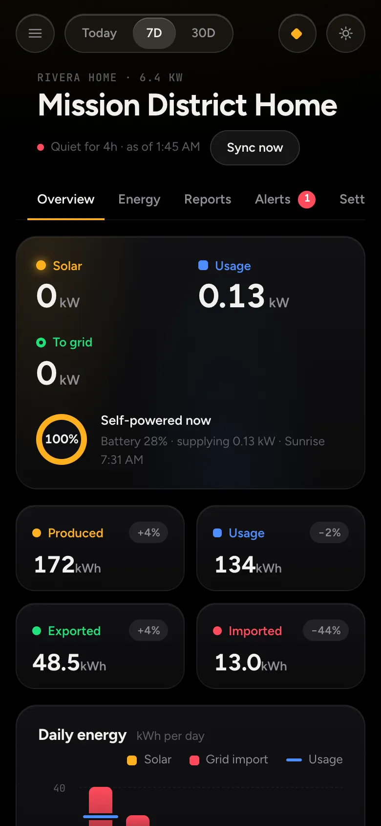 Soladex on a phone